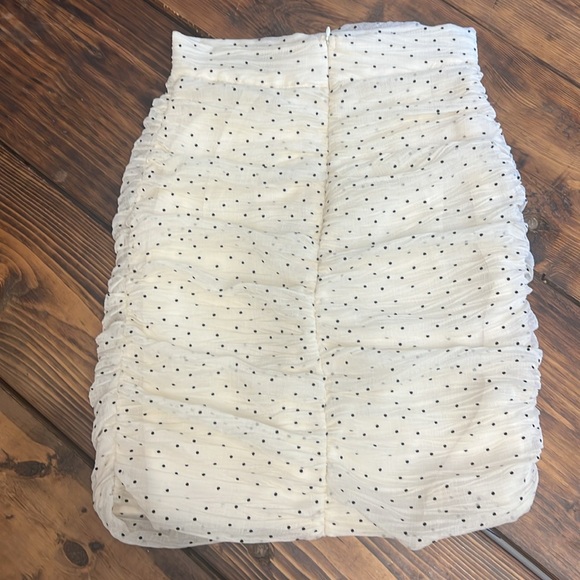 Sabina Musayev Fiora Skirt. Ivory with black polka dots. Small and Large. NWT. - Picture 4 of 10